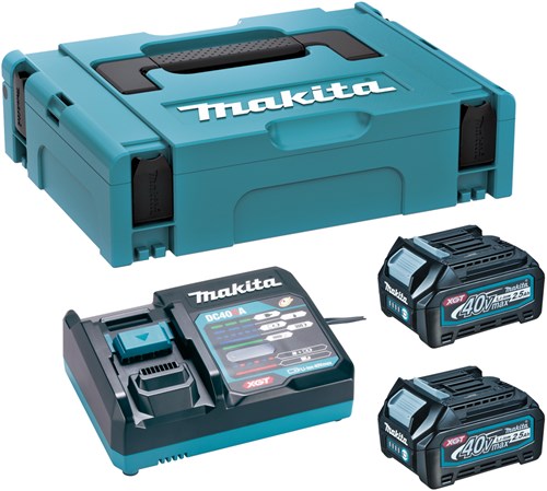 Makita191j81-6 | coffret de démarrage xgt | dc40ra 2xbl4025 | xgt40v | chargeur dc40ra | mbox-191j81-6