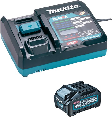 Makita191j65-4 | Kit de démarrage xgt 40v max (1x batterie 4,0ah bl4040 + chargeur rapide dc40ra) - 191j65-4