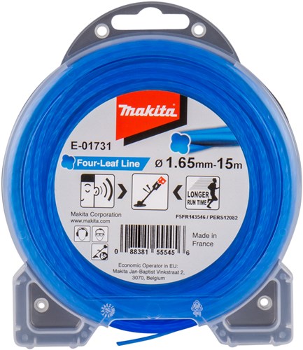 Accessoires Makita e-01741 | ligne de tonte | 1,65x15m | bleu - e-01731