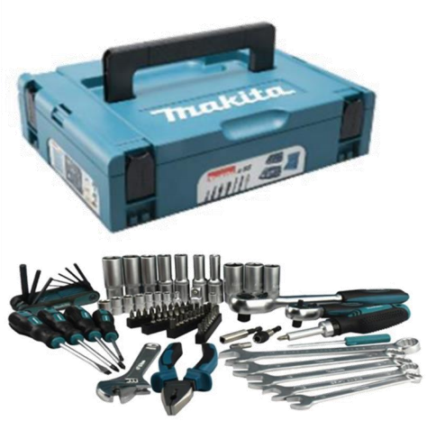Accessoires Makita e-11542 | ensemble d'outils | valise makpac | 87 pièces - e-11542