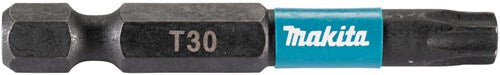 Accessoires Makita e-12675 embout de tournevis à percussion | t30x50mm | x impact noir | 10 pièces - e-12675