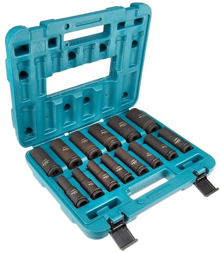 Accessoires Makita e-16586 | jeu de douilles à chocs | lutin 1 2 | 14 pièces - e-16586