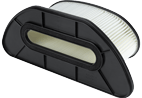 Accessoires Makita filtre à poussière grossière harmonica vc3211m - 141875-9