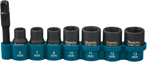 Makita accessoires jeu de douilles à chocs 8 pièces - e-12289 - e-12289