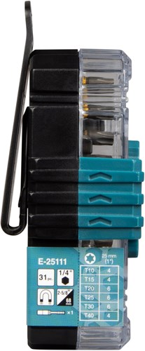 Makita accessoires jeu d'embouts de tournevis à percussion Torx 31 pièces - e-25111