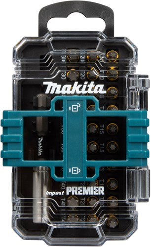 Makita accessoires jeu d'embouts de tournevis à percussion Torx 31 pièces - e-25111