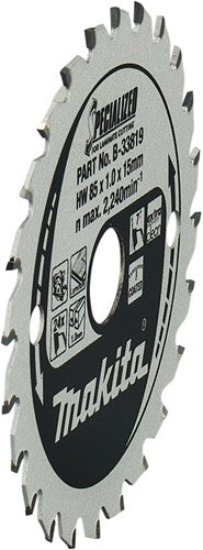 Accessoires Makita lame de scie circulaire stratifié | spécialisé 85x15x1.0 24t 7g - b-33819 b-33819