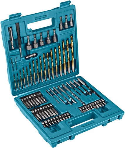 Makita accessoires jeu de 75 pièces de forets et d'embouts de tournevis - b-49373
