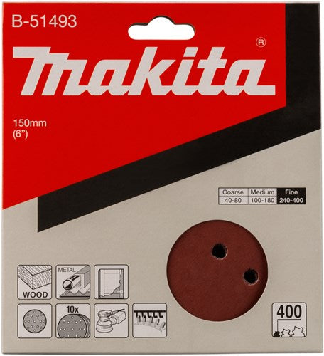 Makita accessoires disque de ponçage k400 150mm - b-51493