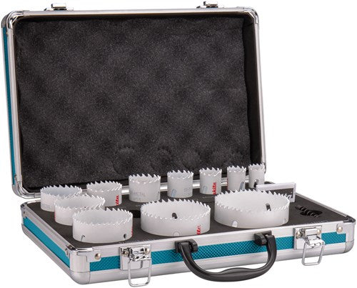 Accessoires Makita ensembles de forets makita ensemble de scies cloches bi-m 14 pièces | 14 pièces | bimétallique - d-47298