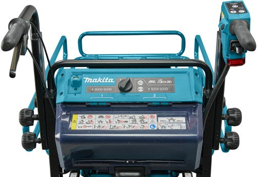 Brouette à batterie Makita dcu604z avec support | 2x 18v | corps | sans chargeurs de batteries
