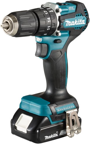 Makita dhp487raj | Perceuse à percussion/tournevis lxt 18v dans m-box (2x batterie 2,0ah + chargeur) - dhp487raj