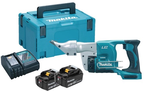 Cisaille à tôle Makita djs130rtj | 18v | Batterie 2 x 5,0 Ah + chargeur rapide | dans mbox