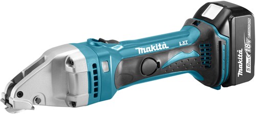Makita djs161rtj | cisaille à tôle à batterie lxt 18v en mbox (2x batterie 5,0ah + chargeur) - djs161rtj