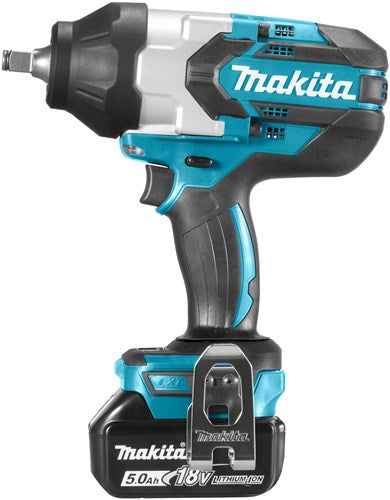Makita dtw1002rtj clé à chocs 18v batterie 1000 nm 5,0ah (2 pièces), chargeur rapide, mbox