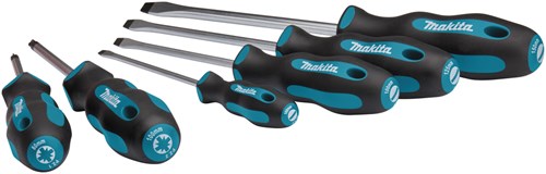 Accessoires Makita Makita E-10512 jeu de tournevis 6 pièces SL4 SL5.5 SL6.5 SL8 PZ1 PZ2