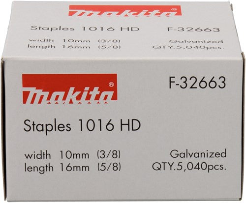 Accessoires Makita non galvanisés en 16 mm. 1016hd-f-32663