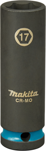 Douille à chocs Imp Makita act noire, 1 2 17 mm de long - e-16477