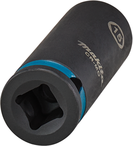 Makita douille à chocs impact noir, 3 8 15mm de long - e-16324