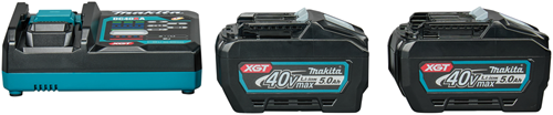 Makita kit de démarrage xgt dc40ra 2x bl4050f | Batterie 40 V 5,0 Ah - 1911v6-0