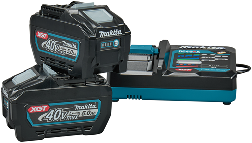 Makita kit de démarrage xgt dc40ra 2x bl4050f | Batterie 40 V 5,0 Ah - 1911v6-0