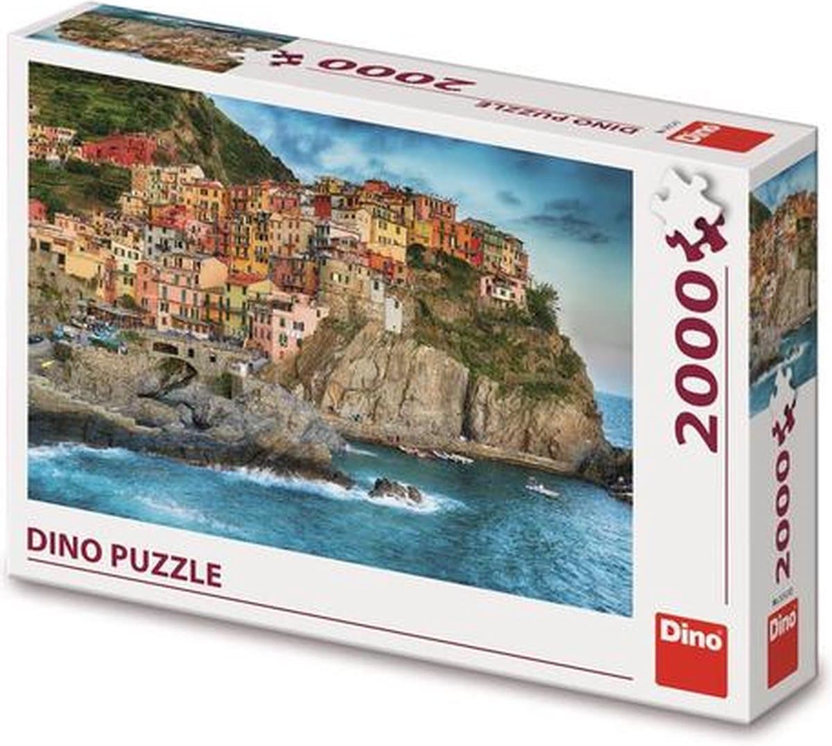 Puzzle Dinotoys - vue de Manarola Italie - 2000 pièces