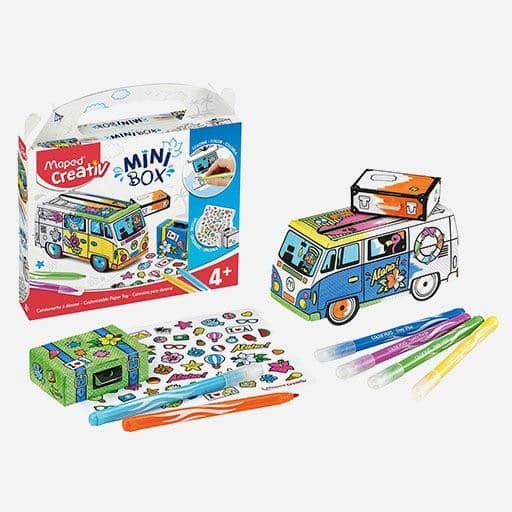 Joustra maped caravane créative à colorier et pliante