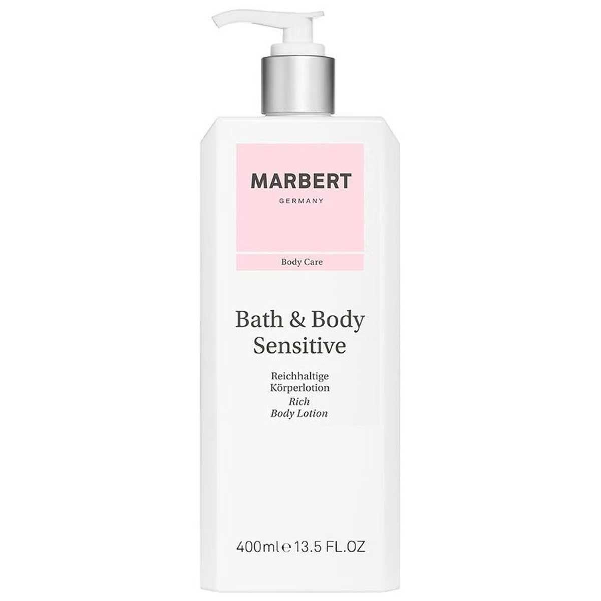 Marbert femme bain corps sensible lotion pour le corps 400ml dames