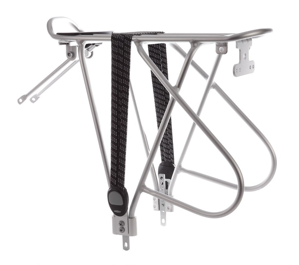 Carrier à bagages 26-28 pouces en aluminium argent