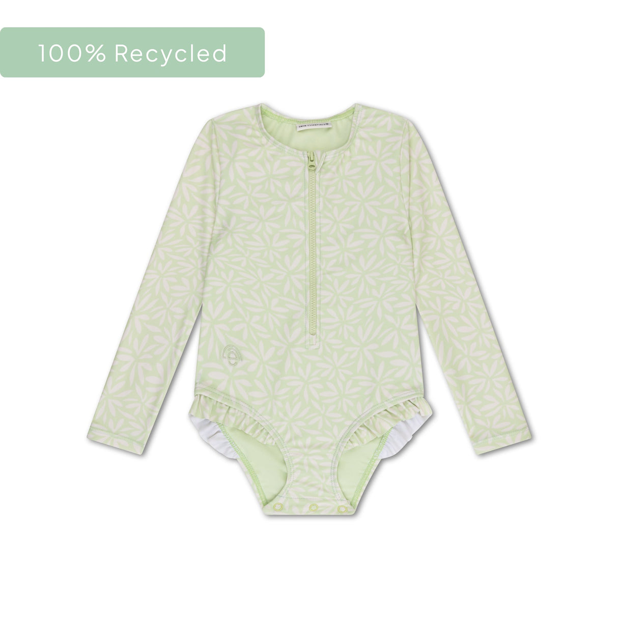 Matcha | maillot de bain UV fille vert à manches longues