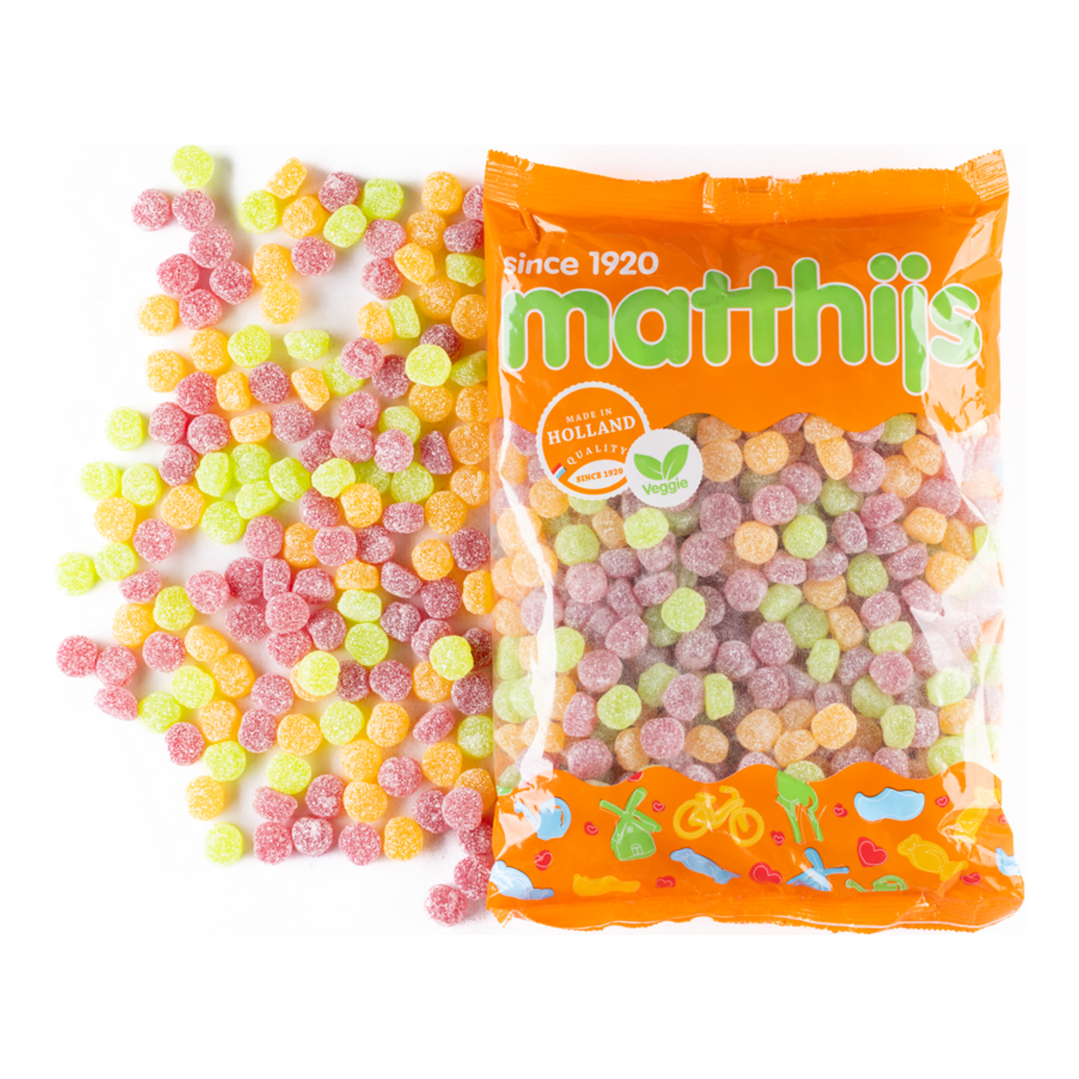 Matthijs pois acidulés végétarien (20x 400gr)