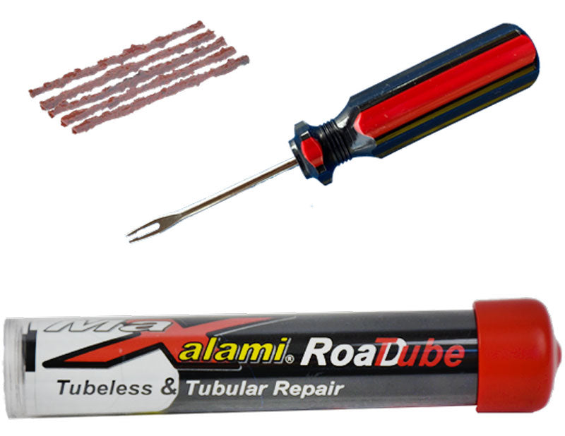 Kit de réparation tubeless pour tube de route Maxalami