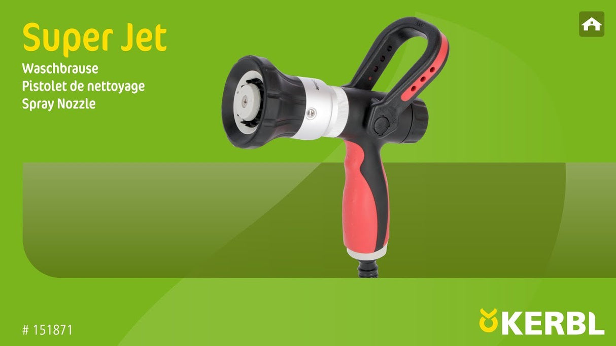 Pistolet à eau superjet pulvérisateur de rinçage