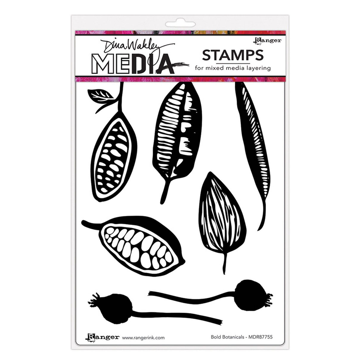 Ranger Ink Ranger • Tampons adhésifs Media Dina Wakley Botaniques audacieuses