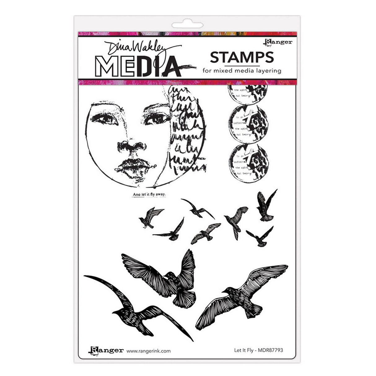 Ranger Ink Ranger • Tampons adhésifs Dina Wakley Media Laissez-le voler