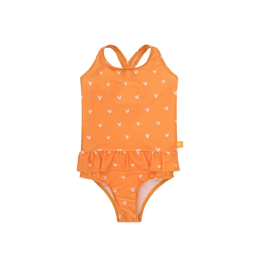 Baiser orange | maillot de bain uv fille orange