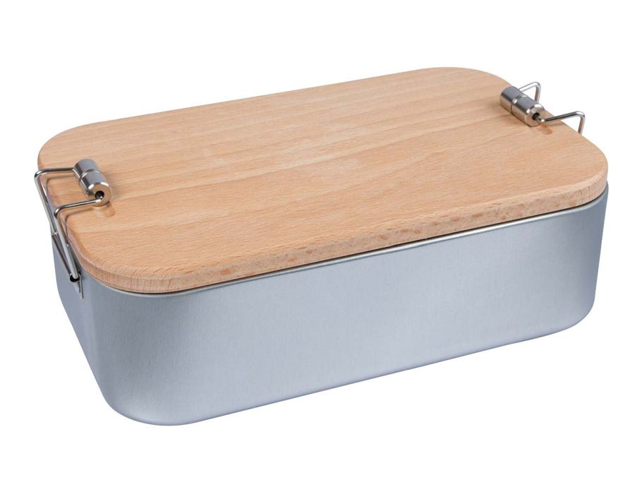 Mémo Lunchbox 2 en 1 - avec Beukenhouten Lid Snijplank