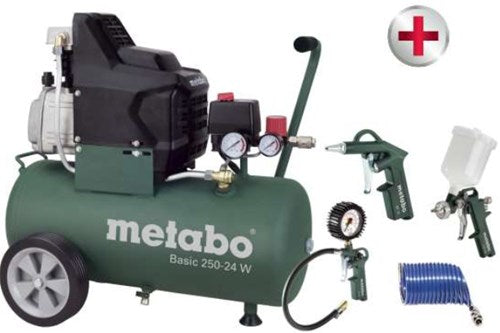 Compresseur Metabo basic 250-50 W + kit d'accessoires LPZ-4 - 690866000