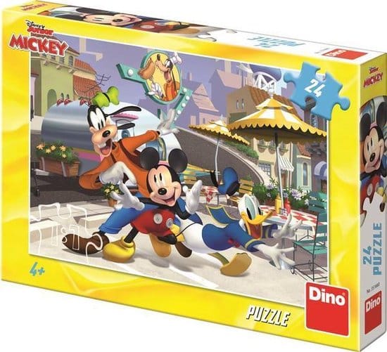 Puzzle dinosaure Dinotoys - Disney Mickey et ses amis - 24 pièces