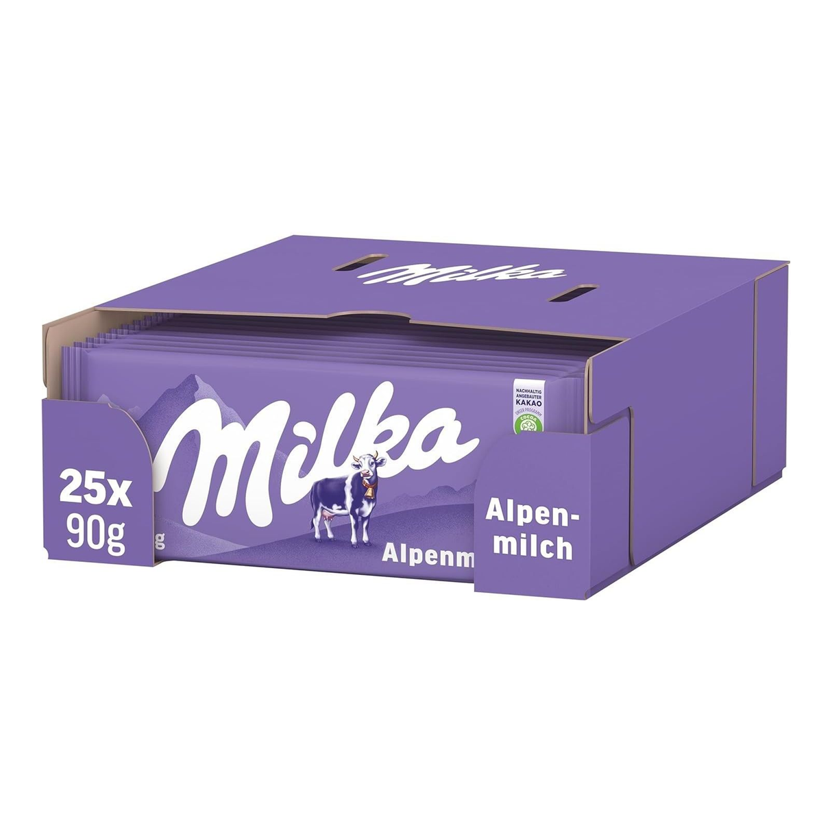 Milka pack flux de lait alpin (25x 90gr)