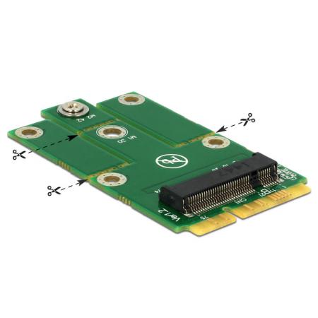 Adaptateur mini pcie vers m.2 ngff