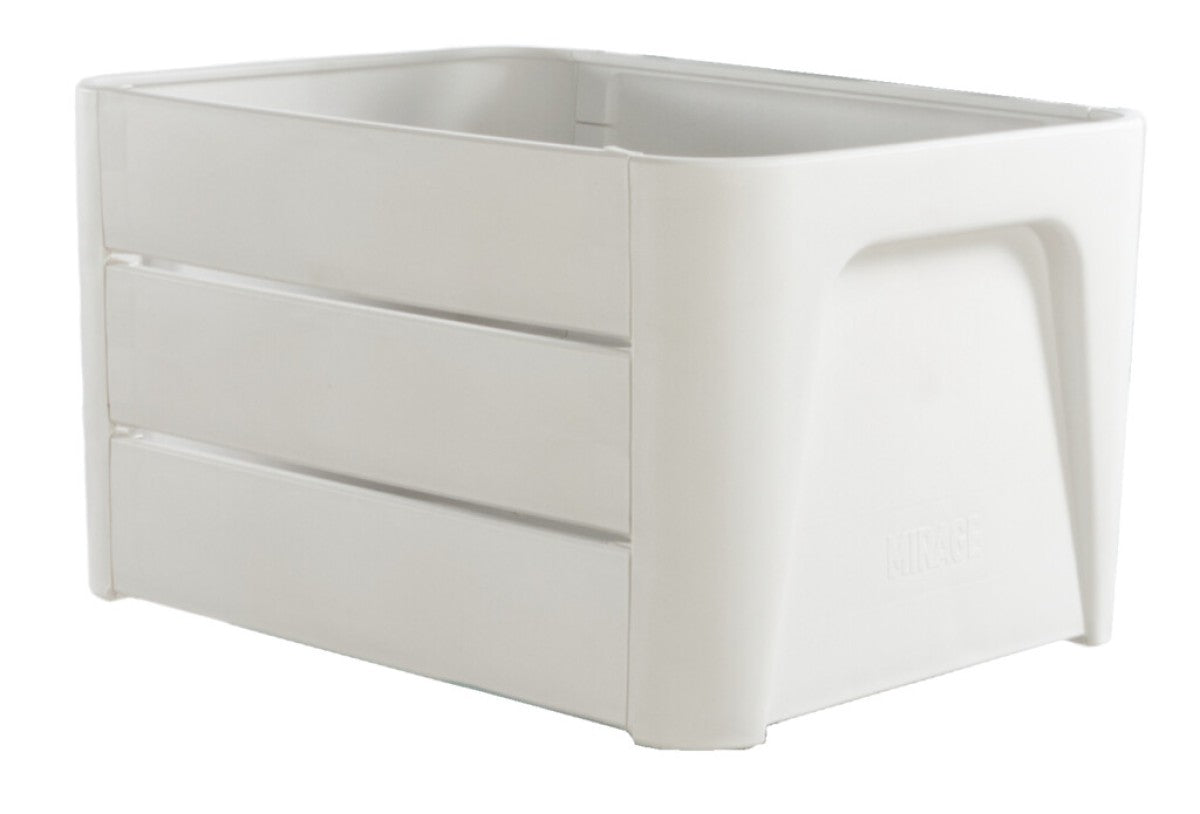 Basilic mirage caisse click 'n crate blanc 24l