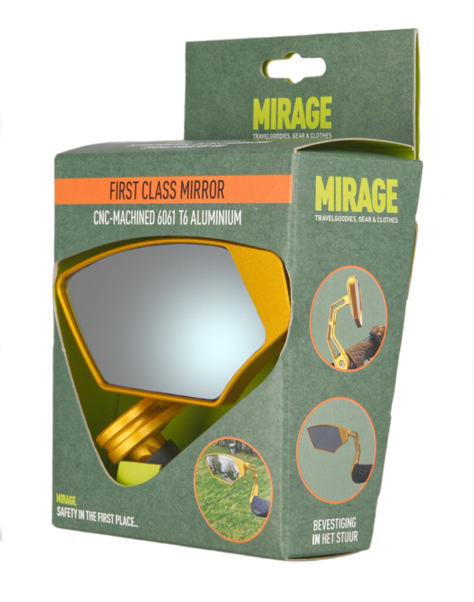 Mirage miroir barend première classe, verre obscurcissant, or, gauche