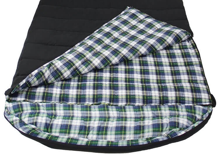 Oventure Tundra double sac de couchage noir