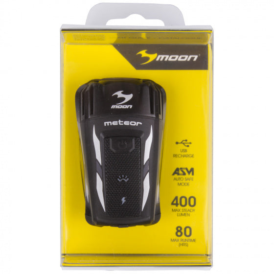 éclairage avant Meteor 400 lm rechargeable noir
