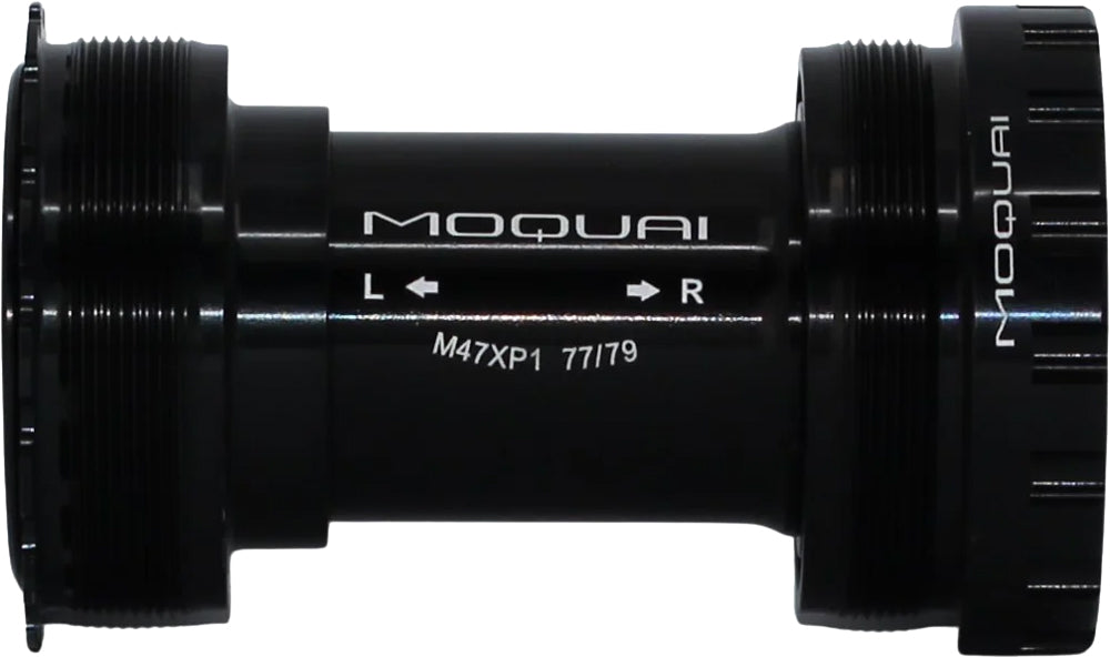 Boîtier de pédalier Moquai t47a 77 mm en acier inoxydable