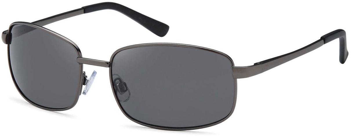 Lunettes de soleil Spectrum pour hommes carrées en métal