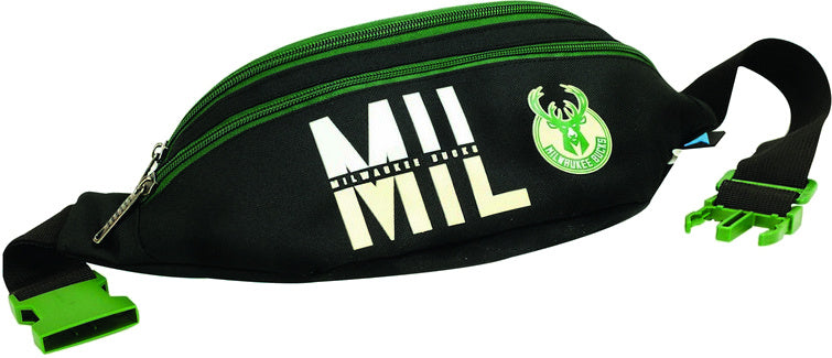 NBA Milwaukee Bucks Hip Bag junior noir vert uni-taille