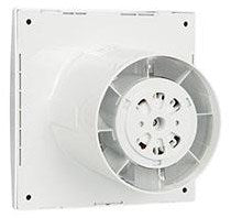 Nedco salle de bain - ventilateur WC s125t blanc 125mm + minuterie - 8610055