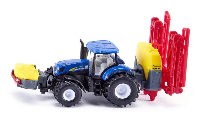 Tracteur Siku New Holland avec pulvérisateur Kverneland (1:87)